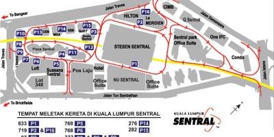 Станица Куала Лумпур мапи
