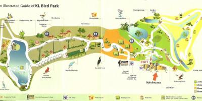 Куала лумпурский парк птица на мапи