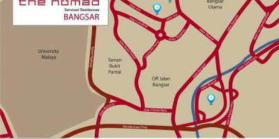 Бангсар Куала Лумпур мапи