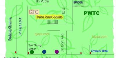 Међународни трговински центар Куала Лумпура мапи
