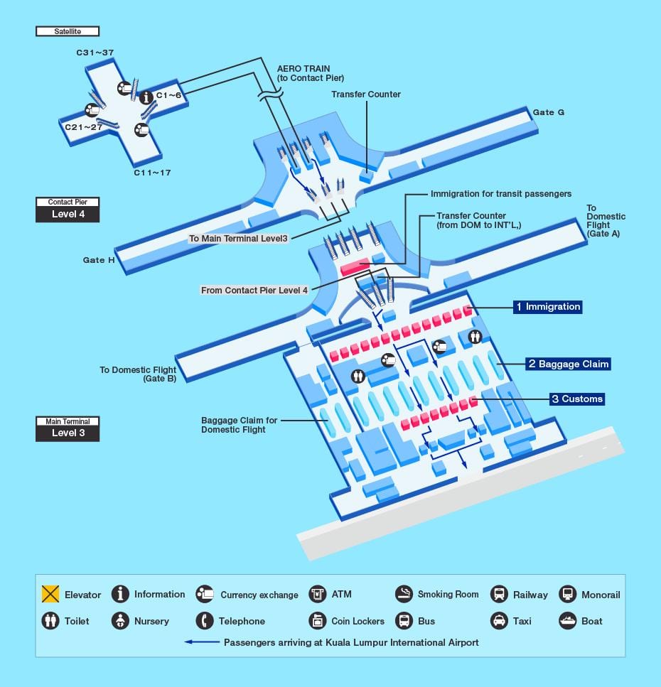терминал КЛИА мапи