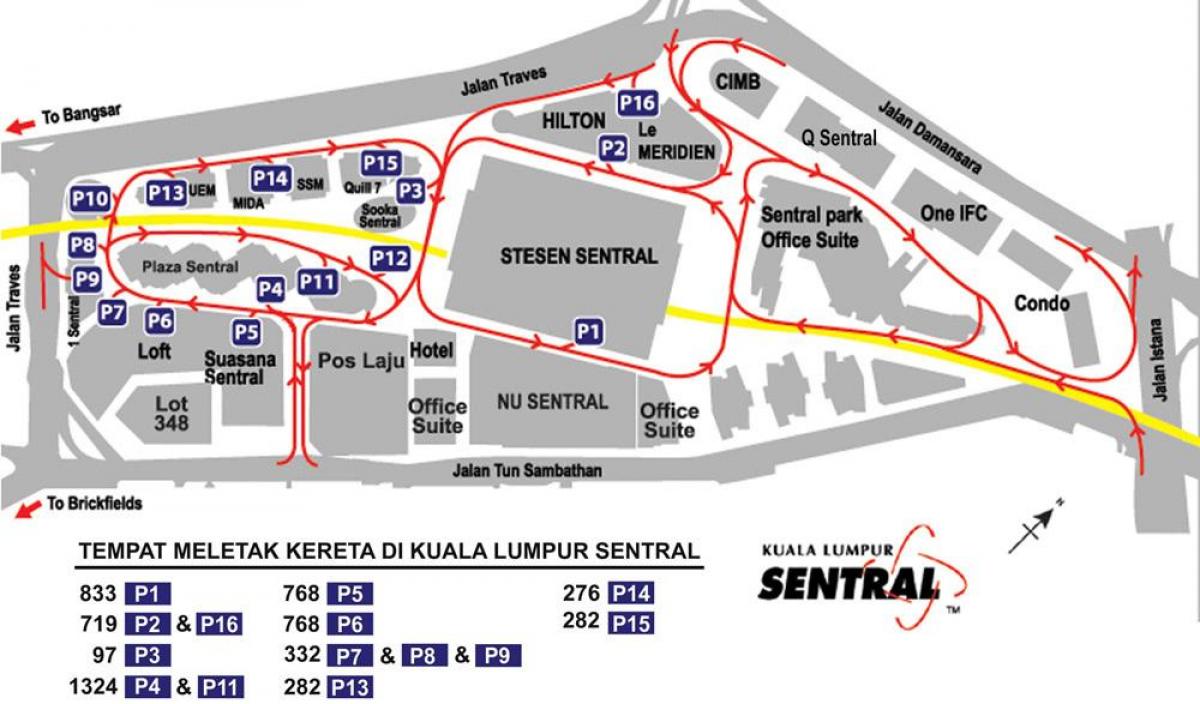 станица Куала Лумпур мапи