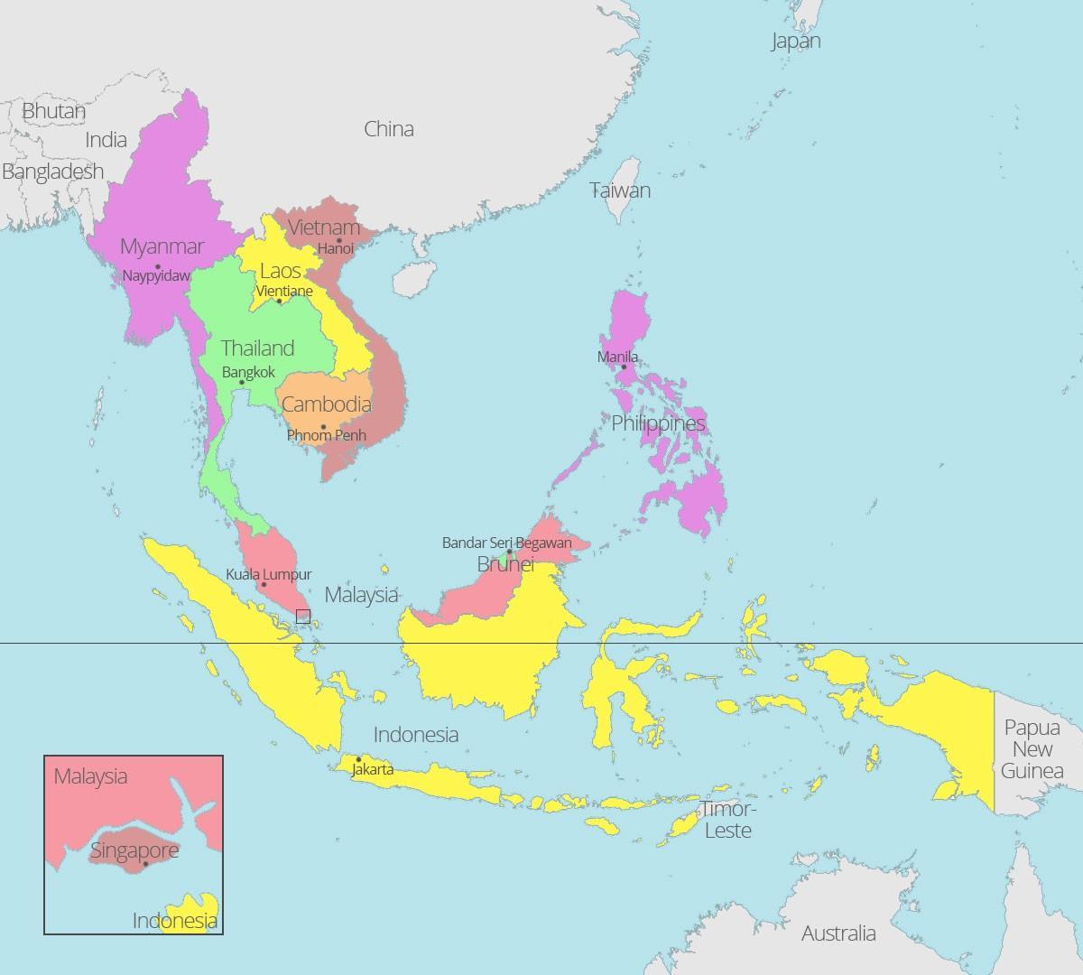локација куала лумпур Лумпур на мапи света