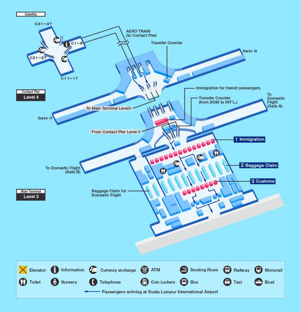 терминал КЛИА мапи