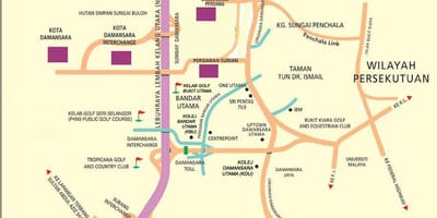 Куала Лумпур карта Куала Лумпур