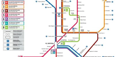 Железничка станица Куала Лумпур мапи