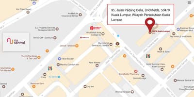 Карта вилайята persekutuan Куала Лумпур