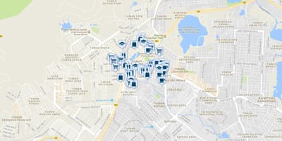 Кепонг Куала Лумпур мапи