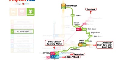 Куала Лумпур, колосеком мапи