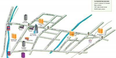 Јалан султан Куала Лумпур мапи